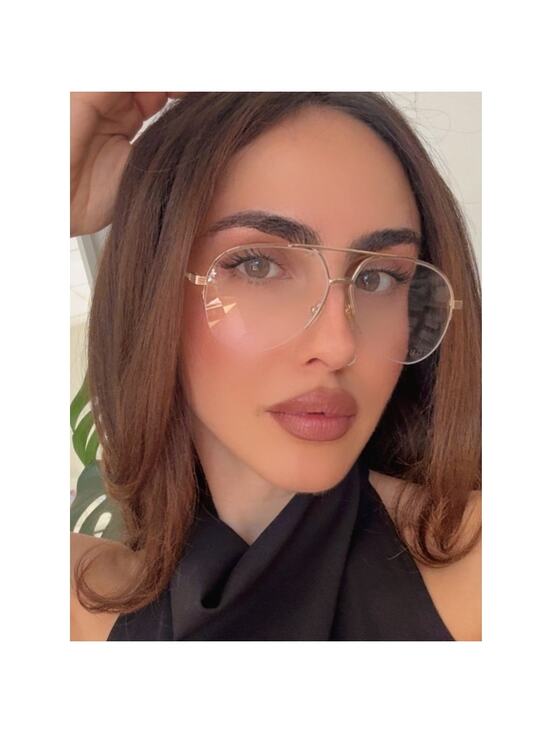 NEW Gucci GG0971O Gold Pilot Aviator Eyeglasses Frames main image 7